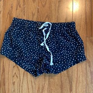 J. Crew factory pajama shorts blue with stars